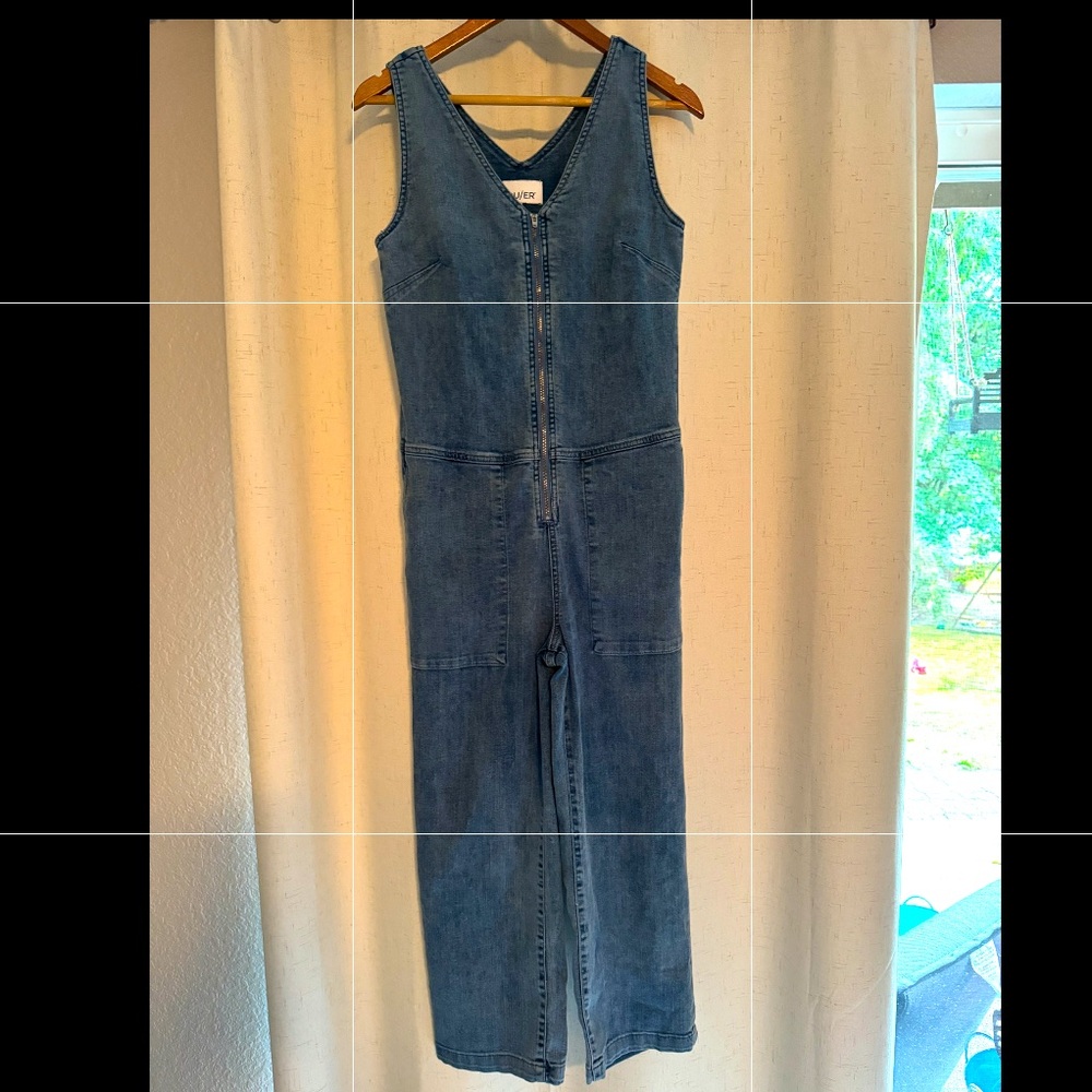 DU/ER performance denim jumpsuit